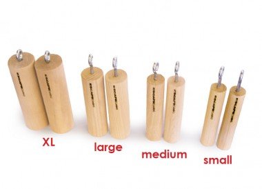 Wooden Pistons for Grip Strength Training