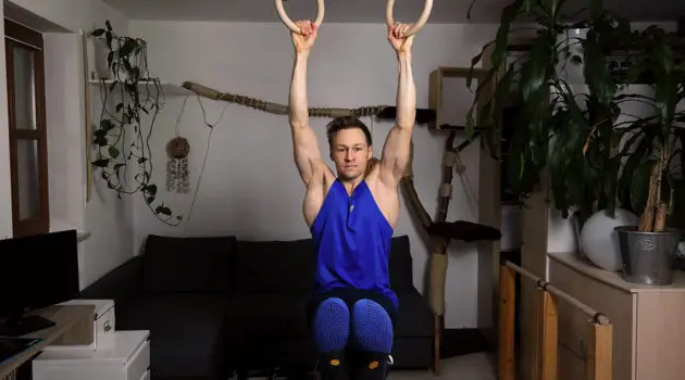 NinjaWarriorX - How to Train for Ninja Warrior at Home - Hanging L-Sit